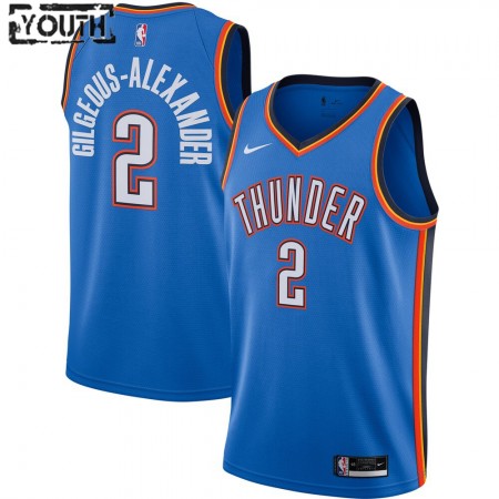 Kinder NBA Oklahoma City Thunder Trikot Shai Gilgeous-Alexander 2 Nike 2020-2021 Icon Edition Swingman